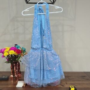 Lucy in the Sky Shimmering Blue Dress